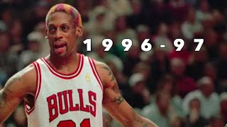 Dennis Rodman Highlights 199697 Regular Season [upl. by Engamrahc]