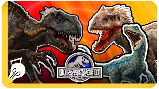 INDORAPTOR VS INDOMINUS REX and BLUE [upl. by Akoyn]