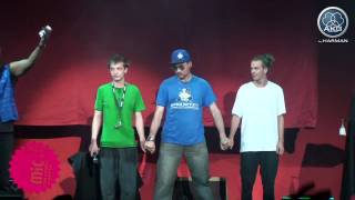 Beatboxing skiller vs defa  Final 3rd place  Emperor of Mic 2010 [upl. by Aerdnwahs]