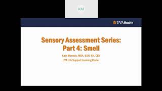 Sensory Assessment Series Part 4 Smell [upl. by Arimahs808]