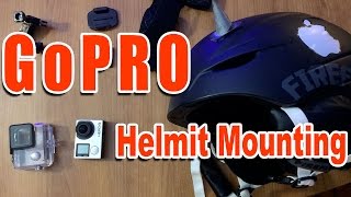 GoPro Helmet Mounting Top and Front Adhesive Tips [upl. by Ainoval]