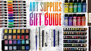 The BEST Gifts for Artists This Year  Art Supplies Gift Guide [upl. by Oran]