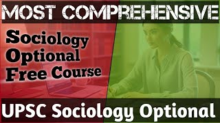 How To Prepare Sociology Optional For Upsc  Sociology Optional Ki Taiyari Kaise Kare [upl. by Langbehn107]