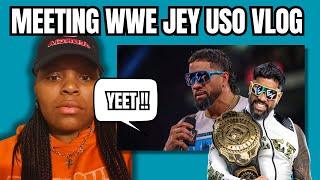 I Met WWE Superstar Jey Uso Vlog  YEET [upl. by Horne]