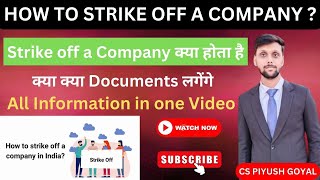 How to Close or Strike off private Limited company  closure of company strike of company [upl. by Becca]