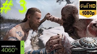 Kratos vs Baldur first time meet amp full fight  God of War 4  ULTRA GRAPHIC  DLSS OFF [upl. by Arakahs275]