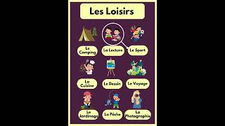 Vocabulaire Français Facile Les Loisirs en 9 Mots  🎬🎮 [upl. by Resee962]