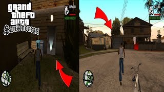 Secret Basement outside CJs House in GTA San Andreas Hidden Places [upl. by Silloh]