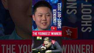 THE YOUNGEST WINNER in Snooker Shoot out 2023 [upl. by Fantasia]