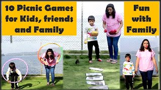 10 Picnic games for kids family and friends  Race games for kids and adults  outdoor games 2024 [upl. by Edahsalof939]