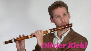 Play the Violin sheet music with Olivier Riehl Buffardin Flute Concerto in E Minor [upl. by Antonia873]