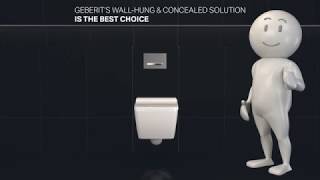 Why Geberit wall hung concealed [upl. by Ajnek]