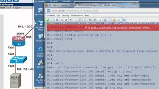 Cisco Stateful Firewall using CBAC  Part 3 [upl. by Cardon]