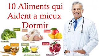 Aliments qui aident a mieux dormir [upl. by Annawt351]