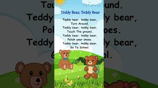 Teddy Bear Teddy Bear Turn Around  Nursery Rhyme for Kids [upl. by Ittap]