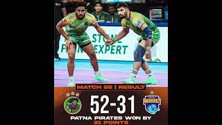 Patna pirates vs bengalwarrioz pro kabadi season 11 pkl [upl. by Aretina]