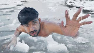 Worlds most dangerous challenge 😱 Trying ice bath challenge [upl. by Safko316]