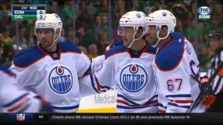 Oilers  Stars Highlights 101315 [upl. by Worl]