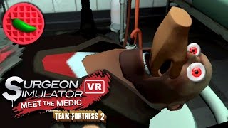 VIRTUAL MALPRACTICE  Lets Play Surgeon Simulator VR Meet The Medic HTC Vive VR Gameplay [upl. by Beedon]