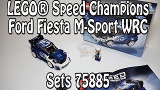 LEGO Ford Fiesta MSport WRC Set 75885 Speed Champions [upl. by Oigile]