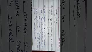 Improvement in food resources questions answer Question no 1 [upl. by Walker]