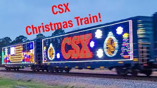 CSX Christmas Train Debut 112623 [upl. by Albertina]