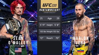 SEAN OMALLEY VS MARLON VERA 2 FULL FIGHT UFC 299 [upl. by Bohlin]