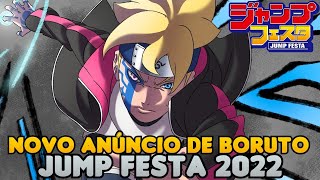 ASSISTINDO JUMP FESTA 2022  BORUTO TIME SKIP FILME JOGO OU NOVO ARCO [upl. by Perzan]