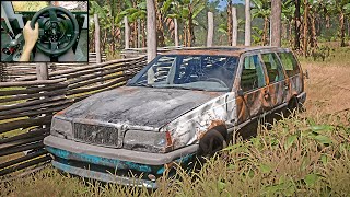 Rebuilding Volvo 850 R  Forza Horizon 5  Thrustmaster T300RS Gameplay [upl. by Nylirrehs]