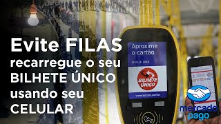 Bilhete Único Evite FILAS para recarregar o seu BILHETE ÚNICO use o CELULAR  Utilidade Pública [upl. by Reames]