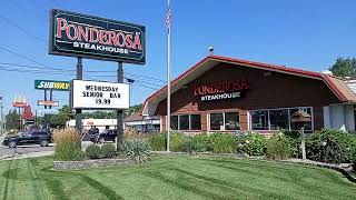 Classic Ponderosa former Bonanza Steakhouse in Coldwater Michigan [upl. by Erena]