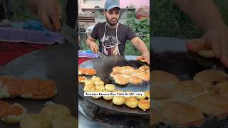 Amritsar famous bun tikki Rs 20 only tikki youtubers amritsar bun foodieslover indian yummy [upl. by Fernandez]