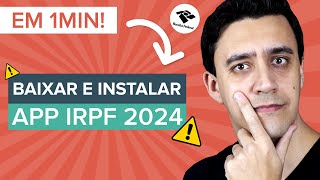 Como BAIXAR O APP DO IMPOSTO DE RENDA no Mac APLICATIVO IRPF 2024 [upl. by Ellehcen]