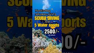 Scuba Diving with Watersports grandisland Goa 2000 only I 7498330036 [upl. by Raleigh11]