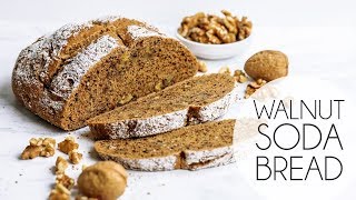 Vegan Walnut Soda Bread [upl. by Ecnahs]