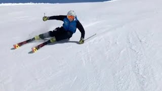 Great turns by Alessandro Ghironi in Foppolo 🇮🇹⛷ [upl. by Htiel]