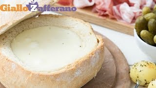 Pagnotta con formaggio fuso  Ricetta in 1 minuto [upl. by Andromeda]