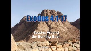 Exodus 4117 Beating Around the Burning Bush [upl. by Dnumyar]