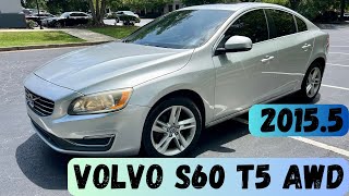 20155 VOLVO S60 T5 AWD WALK AROUND and TEST DRIVE [upl. by Lashondra]