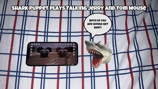 SB Movie Shark Puppet plays Talking Jerry and Tom Mouse [upl. by Alison]