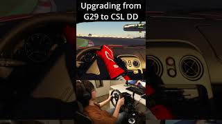 Detailed FFB in CSL DD vs G29 fanatec simracing [upl. by Hawkie]