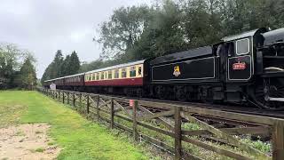 GWR Hall 4900 Class 4953 Pitchford Hall approaches Pickering from Grosmont on the NYMR [upl. by Radburn]