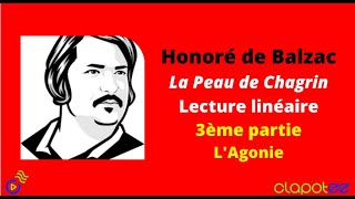 BALZAC  La Peau de Chagrin  Lecture linéaire 3ème partie LAgonie [upl. by Lotsirk]