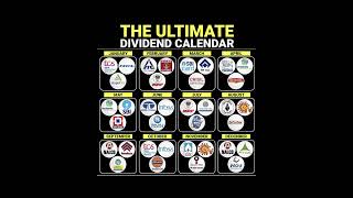 THE ULTIMATE DIVIDEND CALENDAR 🤑  Best Dividend Stocks For Long Term stockmarket [upl. by Theola]