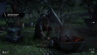 Red Dead Redemption 2 Cooking and Drinking [upl. by Leoj539]