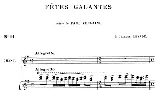 Fêtes galantes R Hahn  Piano Accompaniment [upl. by Eugine535]