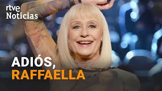 RAFFAELLA CARRÀ muere tras una enfermedad que llevo en privado  RTVE Noticias [upl. by Alliuqaj]