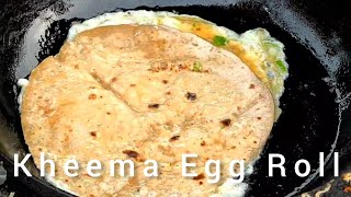 Ever tried Egg Kheema Roll 🤤 [upl. by Skipton813]