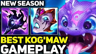 NEW SEASON  RANK 1 BEST KOGMAW AMAZING GAMEPLAY  League of Legends [upl. by Flanigan135]