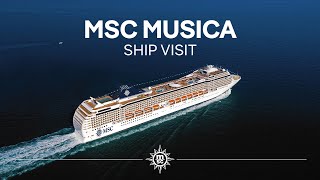 MSC Musica  Ship Visit [upl. by Enaywd]